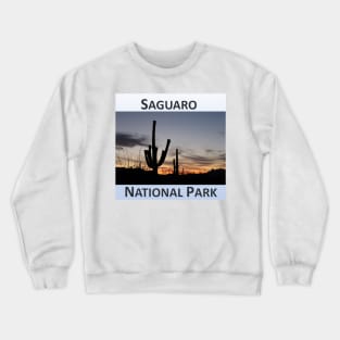 Saguaro National Park Sunrise Crewneck Sweatshirt